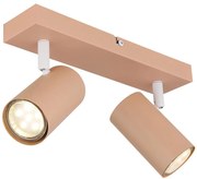 Spot Globo 57911-2P ROBBY 2xGU10/25W/230V portocaliu