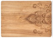 Tocator cu imprimeu 40 x 29 cm, lemn de salcam, ZELLER