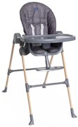 Scaun de masă pentru copii Chicco Polly Essential gri