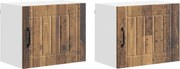 vidaXL Dulap de bucătărie 2 pcs Lemn vechi 50 x 31 x 40 cm
