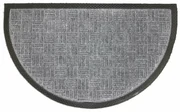 Preș de cauciuc semicerc HOME ELEMENTS gri , 45x 75 cm