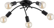 Lustră aplicată TORIZO 5xE27/15W/230V neagră