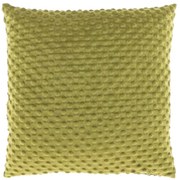 Perna decorativa din catifea KAAT 45x45 cm, verde deschis