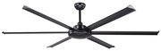Ventilator de tavan FARO 34203 ROTTERDAM XL negru d. 200 cm + telecomandă