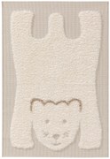 Covor crem pentru copii CARLO TEDDY 80 x 150 cm