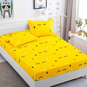 Huse de pat, 3 Piese, Finet cu elastic 90x200