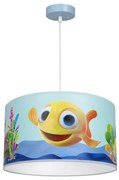 Lustră pe cablu pentru copii FISH 1xE27/60W/230V