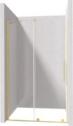 Profil pentru usa cabina de dus, incastrata, auriu periat, 195 cm, Sistem Prizma Auriu periat