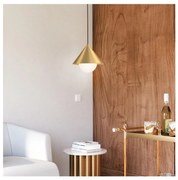 Alora Mood ALM-REMYCK-P-GD - Pendul REMYCK suspendat pe cablu, 1xE27/60W/230V, Ø34,3 cm, auriu