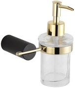 Mexen Aron dispozitiv de săpun, negru/auriu - 70881388-57