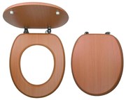 FERRO - Capac WC din MDF, decor fag