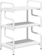 HOMCOM Rafturi de Depozitare cu 3 Niveluri, Rafturi Metalice | Aosom Romania