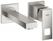 Baterie lavoar incastrata Grohe Eurocube S crom periat Supersteel fara corp ingropat