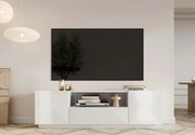 Comodă TV Asha 167 cm - alb lucios