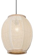 Lampă suspendată orientală naturală 35 cm - Rob