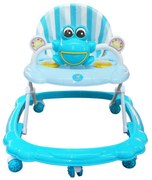 Premergator Reglabil in 3 Trepte Jolly Kids™ Broscuta, Pliabil, 8 Roti, Cu Melodii, Albastru