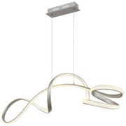 Lustra LED suspendata 4000K SWIRL nichel