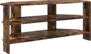 vidaXL DulapdecolțpentruTV Stejar fumuriu 102x40,5x45cm Lemn compozit