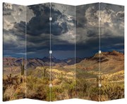 Paravan - Cactușii în natură (210x170 cm)