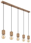 Lustră pe cablu Globo 15655-5H ERNA 5xE27/60W/230V