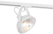 Spotlight industrial alb cu interior argintiu - Magnax
