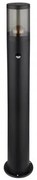 Mini stalp exterior cu senzor 1 bec E27 Xeloo 32016BSS Globo