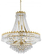 Lustra XXL cristal casa scarii design LUX Versailles 13L 9112-82GO SRT