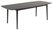 Masă de dining extensibilă cu blat cu aspect de lemn de stejar 90x219 cm Montreux – Actona