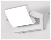 Aplica de perete exterior LED, Protectie IP54, Cooper alb MA-8470