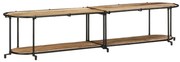 vidaXL Dulap TV, 200x42x40 cm, lemn masiv mango brut