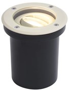 Spot modern de sol bej GU10 50mm reglabil IP65 - Delux