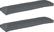 vidaXL Set de perne pentru palet 2 pcs Antracit 150 x 40 x 8 cm