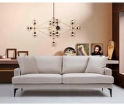 Canapea cu 3 Locuri Papira 3 Seater - Beige 205 X 90 X 88