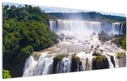 Tablou cu cascadele Iguass (120x50 cm)