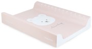 Saltea pentru schimbat bebelusi, impermeabila si cu margini de siguranta, 50x70 cm, Montana Pink