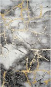 Covor Modern Living , Dormitor Dreptunghiular Marmara D636R Gri Gold (Alege dimensiunea: 100 x 200)