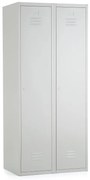 Dulap metalic, 80 x 50 x 180 cm, inchidere cilindrica, gri deschis - ral 7035