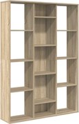 vidaXL Separator /Bibliotecă stejar sonoma 100x24x140cm lemn prelucrat