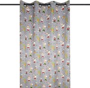 decoDoma Draperie BLACKOUT FOTBAL, gri, 140 x 260 cm 1 buc