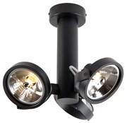 Spot modern negru reglabil cu 3 lumini - Goes