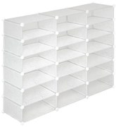 Dulap de încălțăminte transparentă - sistem plug-in