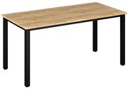 Masă PC Klodekas 7 (Stejar artisan + Negru) . 1097180