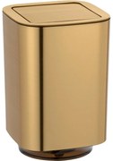 Wenko Coș de gunoi cu capac basculant Auron 5,5 l, auriu
