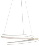 Lampă modernă suspendată albă 74 cm incluzând LED reglabil - Rowan