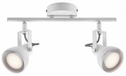 Lustra cu 2 spoturi directionabile Aslak, alb 45730101 NL