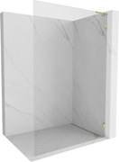 Mexen Lunar L perete de duș Walk-in dreapta 60 x 200 cm, transparent 8 mm, auriu - 830L-060-000-50-00-P