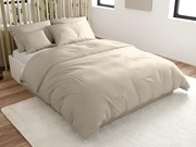 Lenjerie de pat din bumbac cu finisaj creponat LUXERA gri-maroniu buzunar de hotel II.calitate Dimensiune lenjerie de pat: 70 x 90 cm | 140 x 200 cm