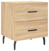 vidaXL Noptieră, stejar sonoma, 40x35x47,5 cm, lemn compozit