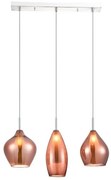 Lustra moderna AMBER MILANO 3 cupru ZZ AZ3078
