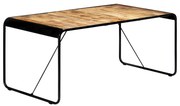 vidaXL Masă de bucătărie, 180x90x76 cm, lemn masiv de mango nefinisat